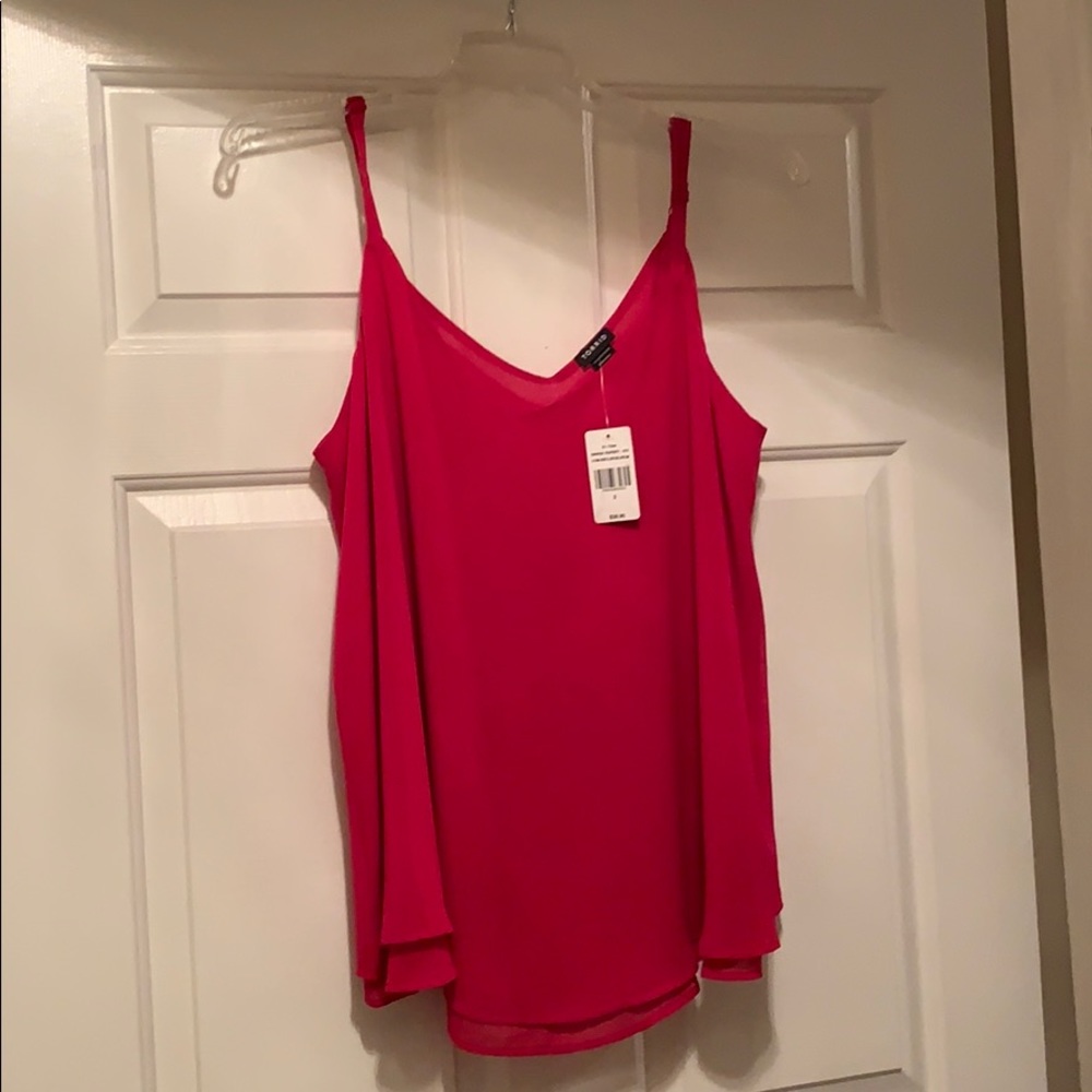 NWT Torrid Flowing Cami in Raspberry